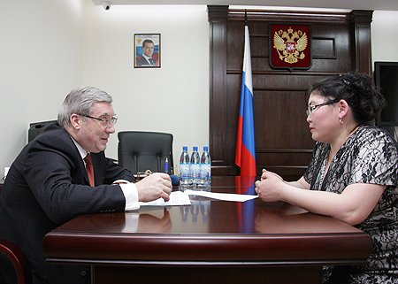 В ходе личного приема