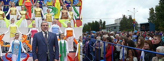Торжественное открытие празднования Дня города в Барнауле