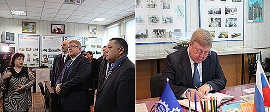 Николай Рогожкин побывал в музее ОАО «103 бронетанковый ремонтный завод»