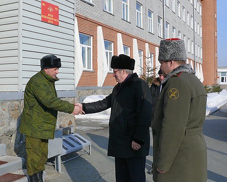 Полномочный представитель посетил военный городок № 1 в Новосибирске