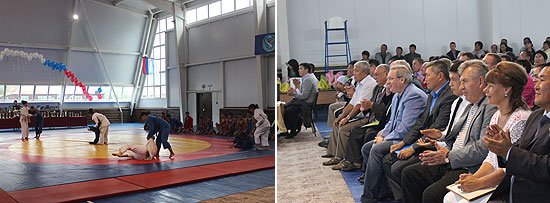 Показательные выступления спортсменов Республики Алтай