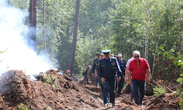 Николай Рогожкин оценил ситуацию с лесными пожарами в Республике Бурятия