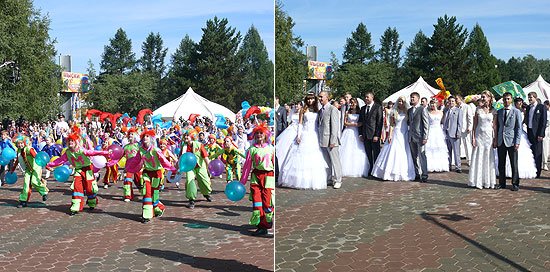 Г. Мыски в 2012 году стал центром празднования Дня шахтера в Кемеровской области