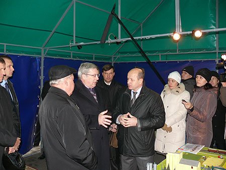 В ходе осмотра строительной площадки комплекса глубокой переработки сельхозпродукции «Биокомплекс»