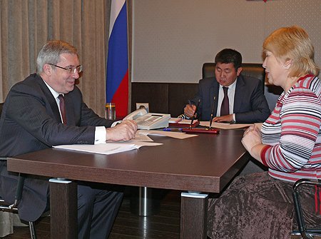 В ходе личного приема