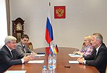 Полномочный представитель встретился с Генеральным консулом Федеративной Республики Германия в Новосибирске Виктором Рихтером