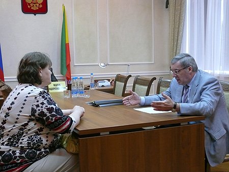 В ходе личного приема граждан
