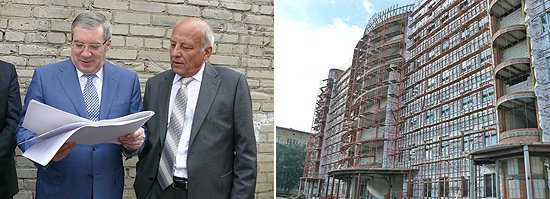 Полномочный представитель ознакомился с ходом строительства нового корпуса НГТУ
