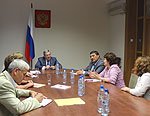 Виктор Толоконский встретился с руководителями Общероссийской общественной организации «Российский Красный Крест»